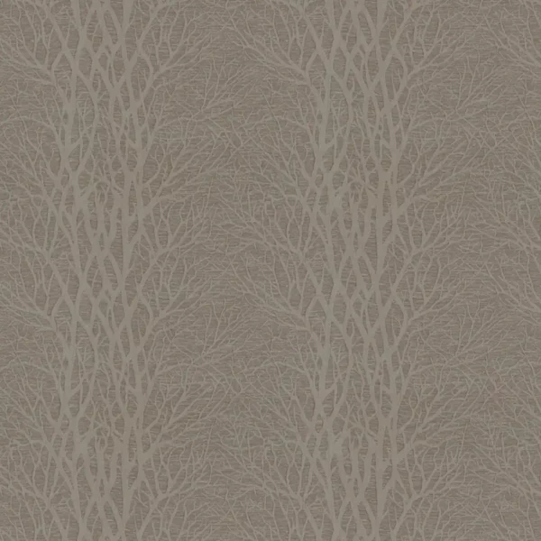 black-grey botanical jacquard fabric from Fibre Naturelle