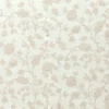 white botanical embroideried fabric from Fibre Naturelle