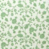 green botanical embroideried fabric from Fibre Naturelle