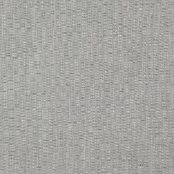 Linden Fabric - Porcelain by black-grey plain linen fabric from Fibre Naturelle