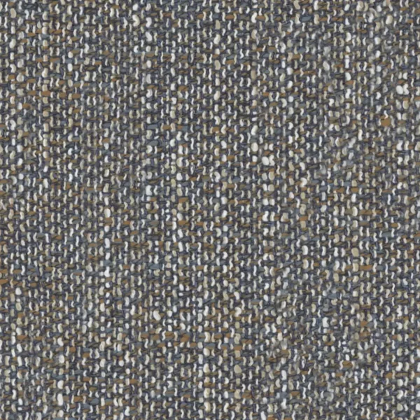 Iona Fabric - Breton by black-grey plain woven fabric from Fibre Naturelle