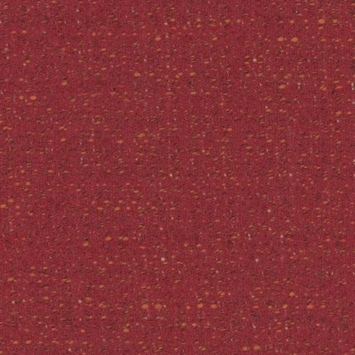 Iona Fabric - Tangerine Tango by red plain woven fabric from Fibre Naturelle