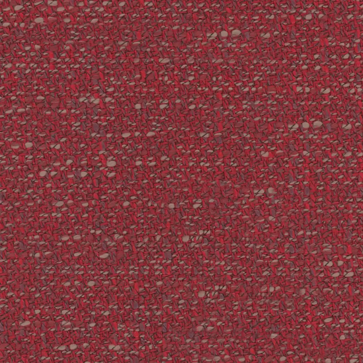 red plain woven fabric from Fibre Naturelle