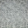 black-grey botanical jacquard fabric from Fibre Naturelle