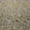 yellow botanical jacquard fabric from Fibre Naturelle