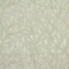 neutral botanical embroideried fabric from Fibre Naturelle