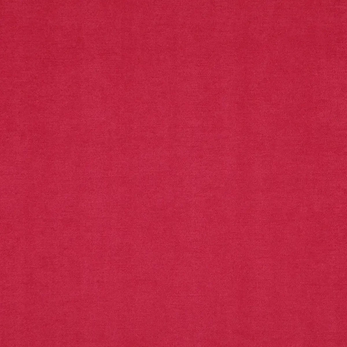 Compton Fabric - Peony by red plain velvet-chenille fabric from Fibre Naturelle