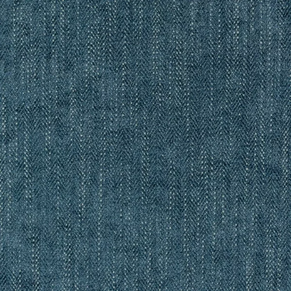 Cambridge Fabric - Aegean by blue plain woven fabric from Fibre Naturelle