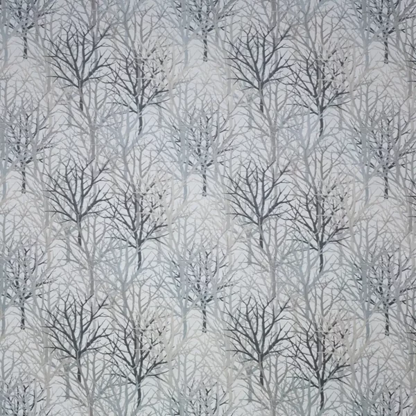 Bolderwood Fabric - Radnor by blue botanical jacquard fabric from Fibre Naturelle