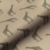 neutral animal linen fabric from Art of the Loom