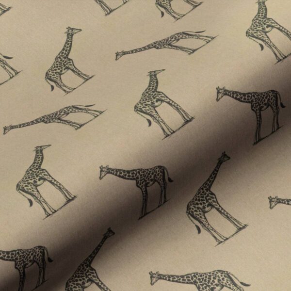 neutral animal linen fabric from Art of the Loom