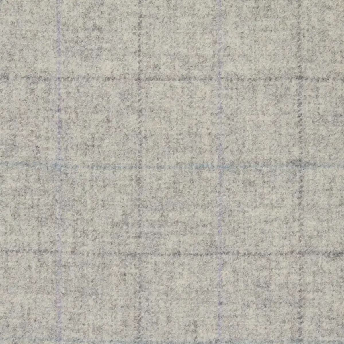 Multipane Fabric - Limestone by black-grey checked woolen fabric from Abraham Moon & Sons