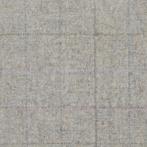 black-grey checked woolen fabric from Abraham Moon & Sons
