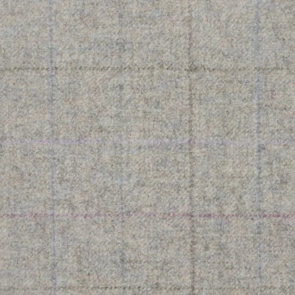 Multipane Fabric - Marble by black-grey checked woolen fabric from Abraham Moon & Sons