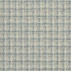 blue checked woolen fabric from Abraham Moon & Sons