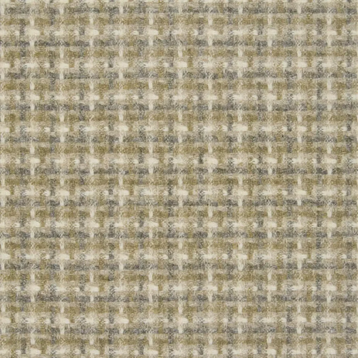 Villa Fabric - Travertine by black-grey checked woolen fabric from Abraham Moon & Sons