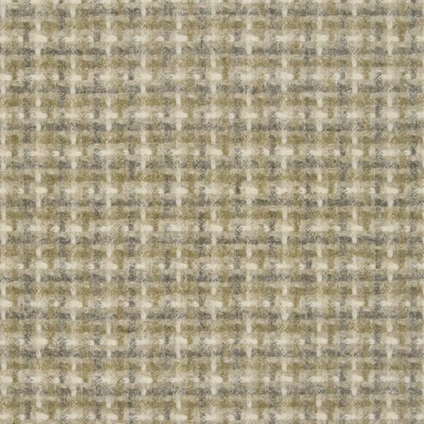 black-grey checked woolen fabric from Abraham Moon & Sons