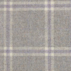 black-grey checked woolen fabric from Abraham Moon & Sons