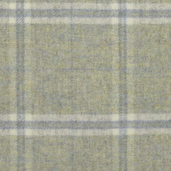 black-grey checked woolen fabric from Abraham Moon & Sons
