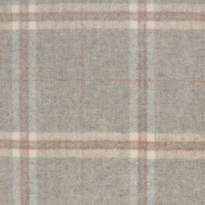 black-grey checked woolen fabric from Abraham Moon & Sons
