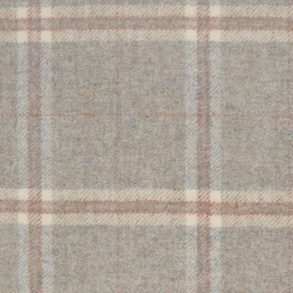 black-grey checked woolen fabric from Abraham Moon & Sons