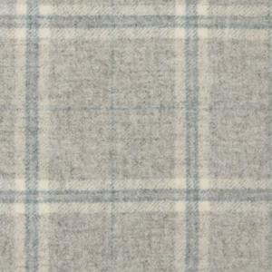 black-grey checked woolen fabric from Abraham Moon & Sons