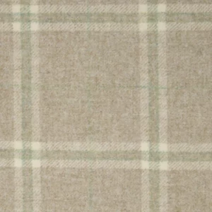 black-grey checked woolen fabric from Abraham Moon & Sons