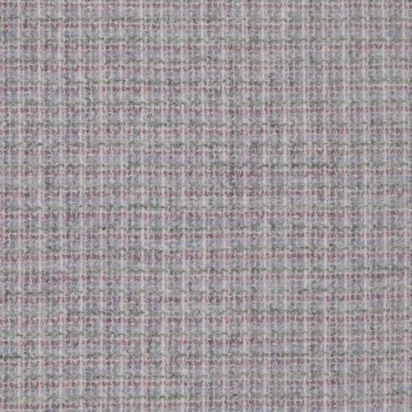 Leno Fabric - Marble by blue checked woolen fabric from Abraham Moon & Sons