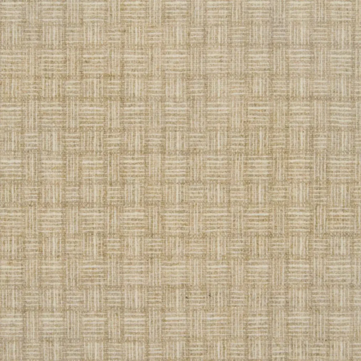 Basket Fabric - Travertine by brown checked woolen fabric from Abraham Moon & Sons