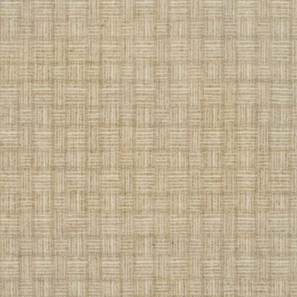 Basket Fabric - Travertine by brown checked woolen fabric from Abraham Moon & Sons