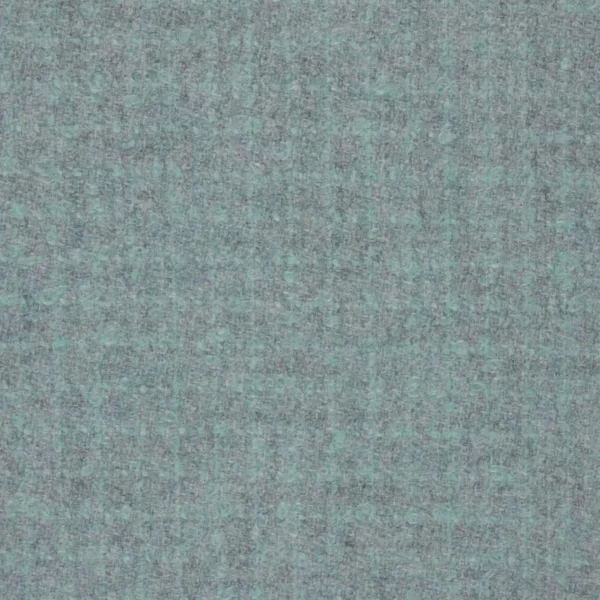 Boucle Fabric - Slate by blue checked woolen fabric from Abraham Moon & Sons
