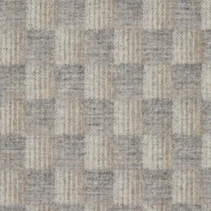 black-grey checked woolen fabric from Abraham Moon & Sons