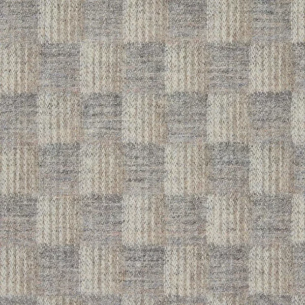 black-grey checked woolen fabric from Abraham Moon & Sons
