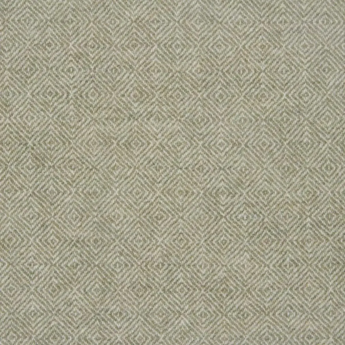Diamond Fabric - Onyx by green geometric woolen fabric from Abraham Moon & Sons