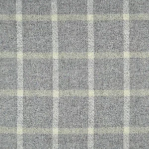 black-grey checked woolen fabric from Abraham Moon & Sons