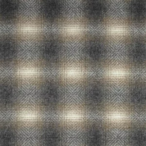 black-grey checked woolen fabric from Abraham Moon & Sons