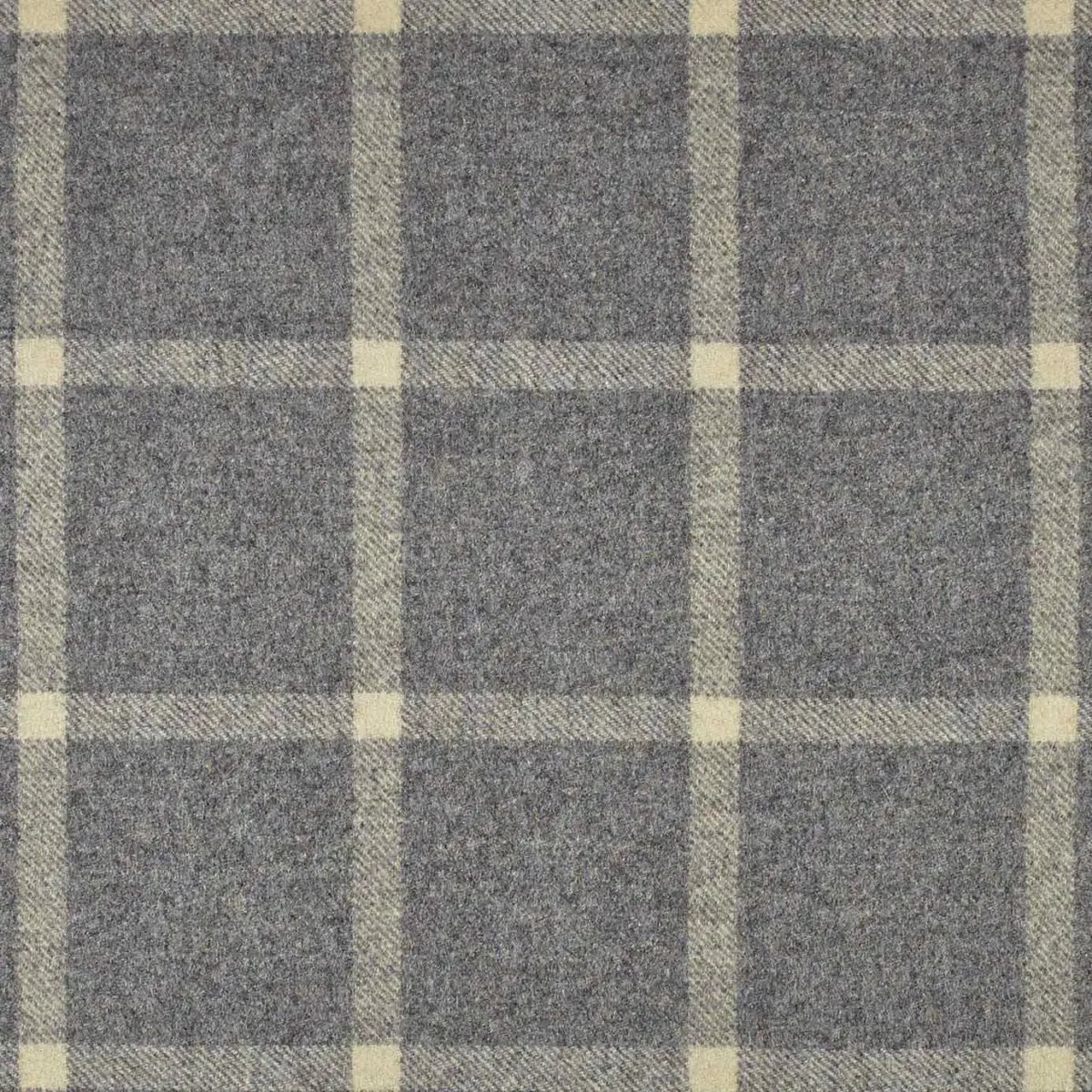 black-grey checked woolen fabric from Abraham Moon & Sons