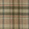 green checked woolen fabric from Abraham Moon & Sons