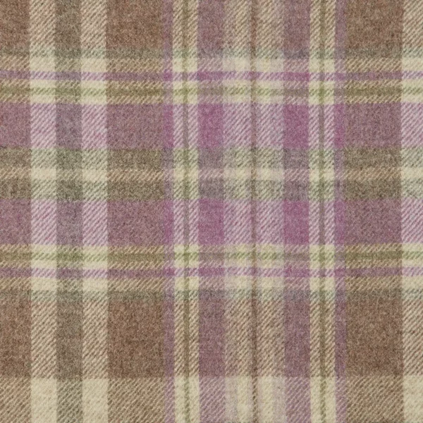 multicolour checked woolen fabric from Abraham Moon & Sons