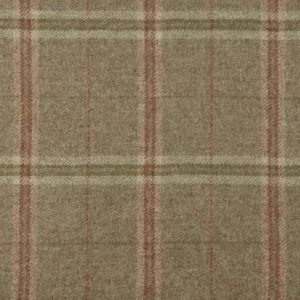 green checked woolen fabric from Abraham Moon & Sons