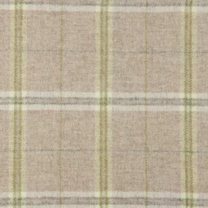 white checked woolen fabric from Abraham Moon & Sons