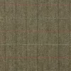 green striped woolen fabric from Abraham Moon & Sons