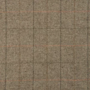 white striped woolen fabric from Abraham Moon & Sons