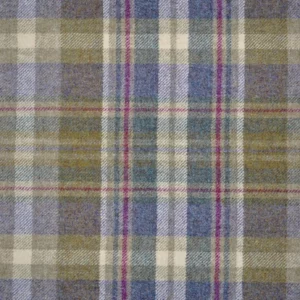 green checked woolen fabric from Abraham Moon & Sons