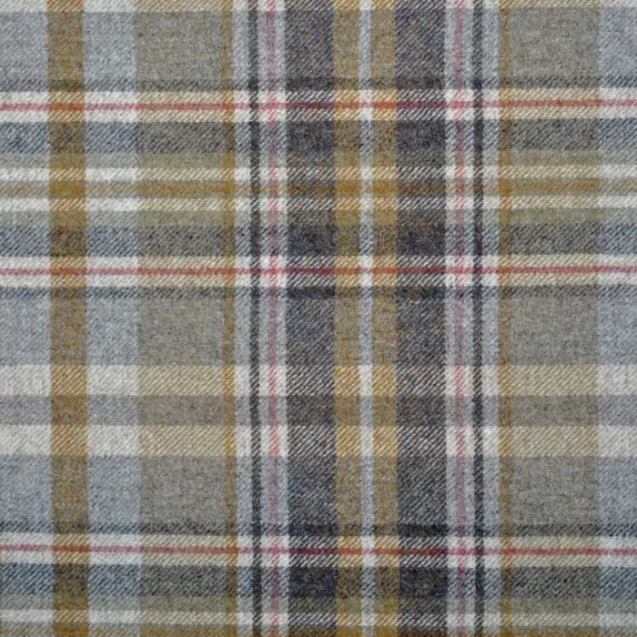 Glen Coe Fabric - Yellow / Pink swatch