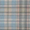 blue checked woolen fabric from Abraham Moon & Sons