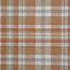 brown checked woolen fabric from Abraham Moon & Sons