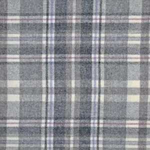 black-grey checked woolen fabric from Abraham Moon & Sons