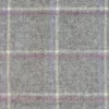 black-grey checked woolen fabric from Abraham Moon & Sons