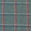 blue checked woolen fabric from Abraham Moon & Sons